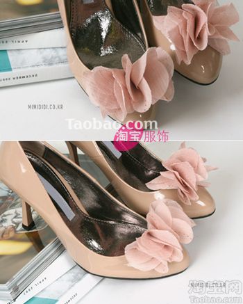 超粉嫩的韩式美鞋 让你化身甜蜜公主